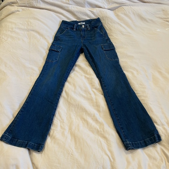 PAIGE BELLBOTTOM JEANS - Dion With Cargo Pockets - Picture 7 of 8